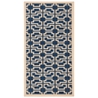 Safavieh Courtyard Navy Indoor Outdoor Rug - 4' x 5'7