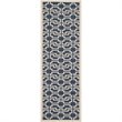 Safavieh Courtyard Navy Indoor Outdoor Rug - Runner 2'3