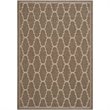 Safavieh Courtyard Brown Indoor Outdoor Rug - 5'3