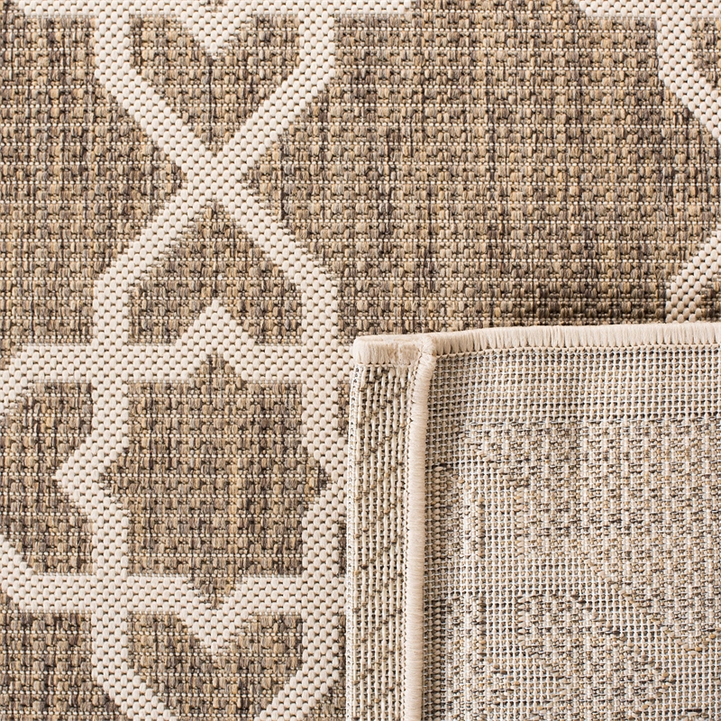 Safavieh Courtyard Brown Indoor Outdoor Rug - Runner 2'3