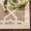 Safavieh Courtyard Brown Indoor Outdoor Rug - Runner 2'3