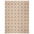 Safavieh Courtyard Brown Indoor Outdoor Rug - Square 7'10