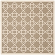 Safavieh Courtyard Brown Indoor Outdoor Rug - Square 7'10