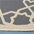 Safavieh Courtyard Grey Indoor Outdoor Rug - Round 7'10