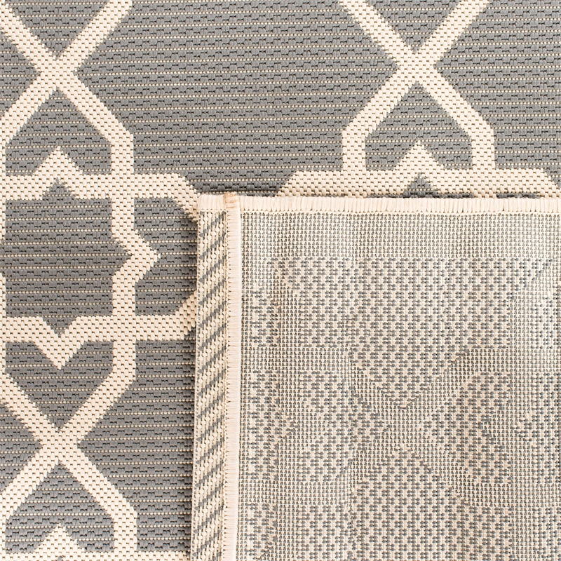 Safavieh Courtyard Grey Indoor Outdoor Rug - Runner 2'3