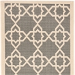 Safavieh Courtyard Grey Indoor Outdoor Rug - Runner 2'3