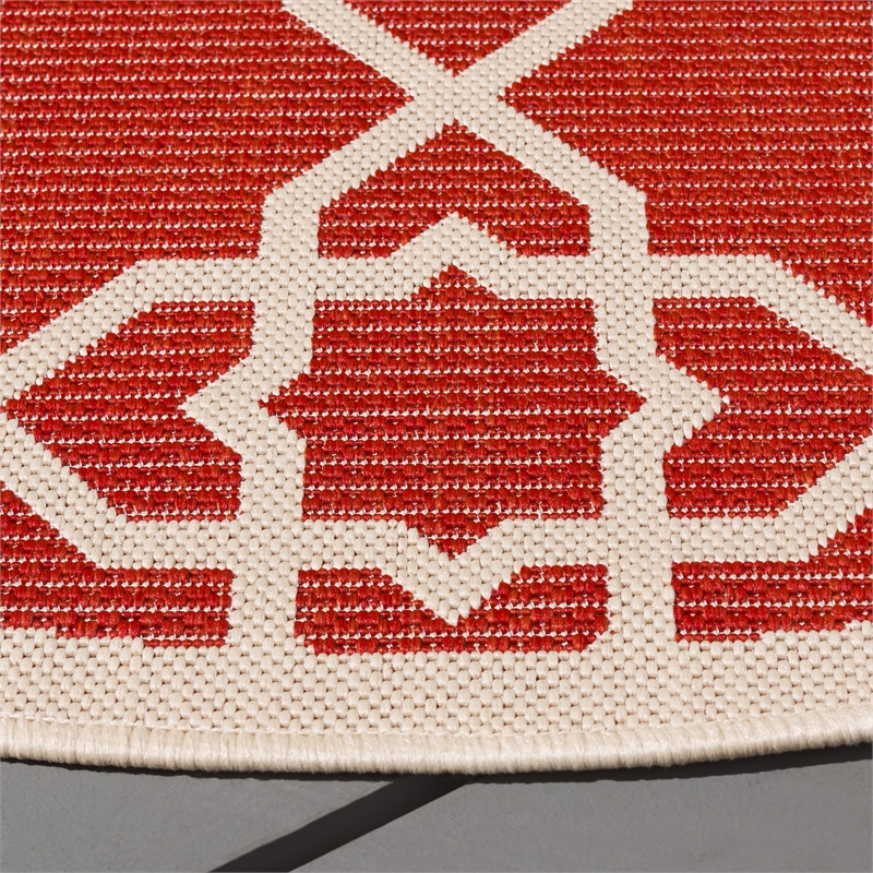 Safavieh Courtyard Red Indoor Outdoor Rug - Runner 2'3
