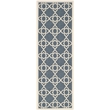 Safavieh Courtyard Navy Indoor Outdoor Rug - Runner 2'3