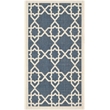 Safavieh Courtyard Navy Indoor Outdoor Rug - Runner 2'7