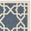 Safavieh Courtyard Navy Indoor Outdoor Rug - Runner 2'7