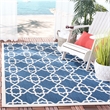 Safavieh Courtyard Navy Indoor Outdoor Rug - Square 6'7