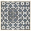 Safavieh Courtyard Navy Indoor Outdoor Rug - Square 6'7