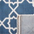 Safavieh Courtyard Navy Indoor Outdoor Rug - Square 6'7