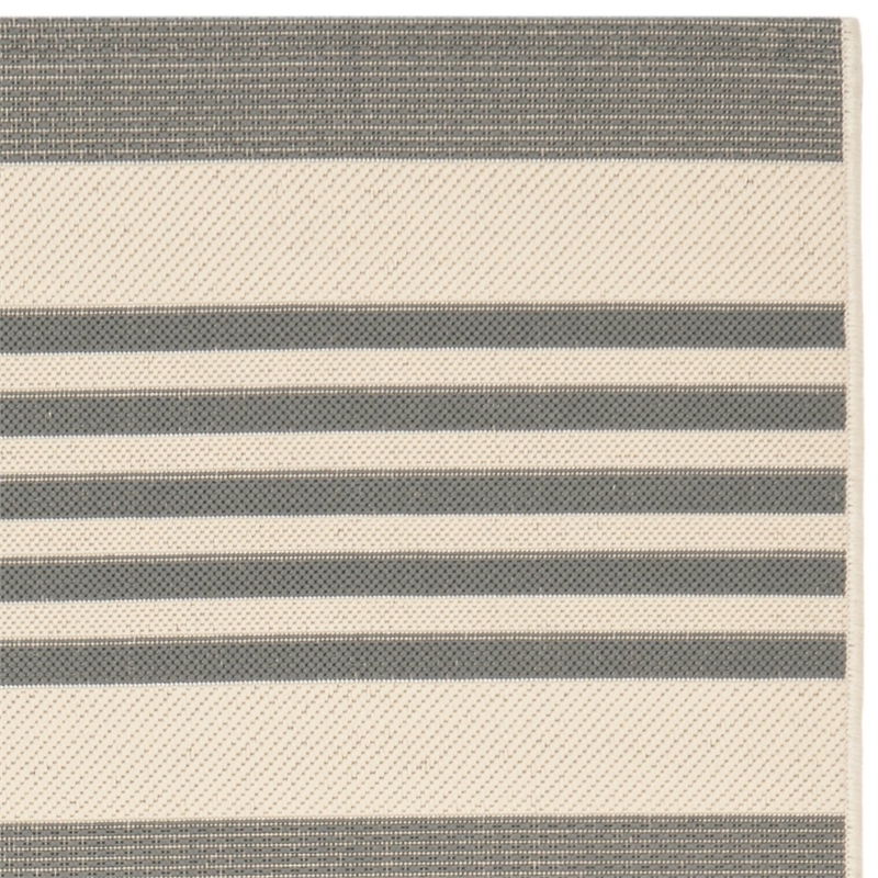Safavieh Courtyard Grey Indoor Outdoor Rug - Runner 2'3