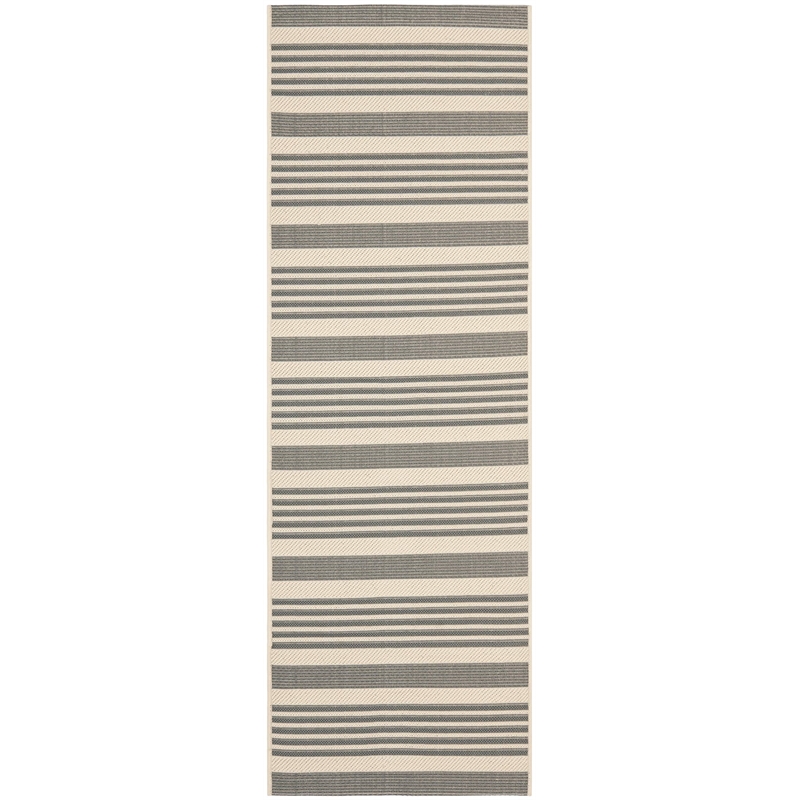 Safavieh Courtyard Grey Indoor Outdoor Rug - Runner 2'3