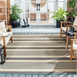 Safavieh Courtyard Grey Indoor Outdoor Rug - Square 5'3