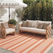 Safavieh Courtyard Terracotta Indoor Outdoor Rug - 8' x 11'