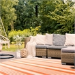 Safavieh Courtyard Terracotta Indoor Outdoor Rug - 8' x 11'
