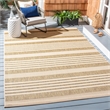 Safavieh Courtyard Brown Indoor Outdoor Rug - 2'7
