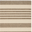 Safavieh Courtyard Brown Indoor Outdoor Rug - 5'3