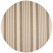 Safavieh Courtyard Brown Indoor Outdoor Rug - Round 7'10