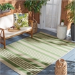 Safavieh Courtyard Green Indoor Outdoor Rug - 2'7