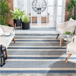 Safavieh Courtyard Navy Indoor Outdoor Rug - 2' x 3'7