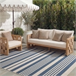 Safavieh Courtyard Navy Indoor Outdoor Rug - 8' x 11'