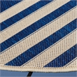 Safavieh Courtyard Navy Indoor Outdoor Rug - Round 7'10