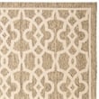 Safavieh Courtyard Mocha Indoor Outdoor Rug - 5'3