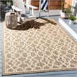 Safavieh Courtyard Mocha Indoor Outdoor Rug - 8' x 11'