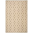 Safavieh Courtyard Mocha Indoor Outdoor Rug - 8' x 11'