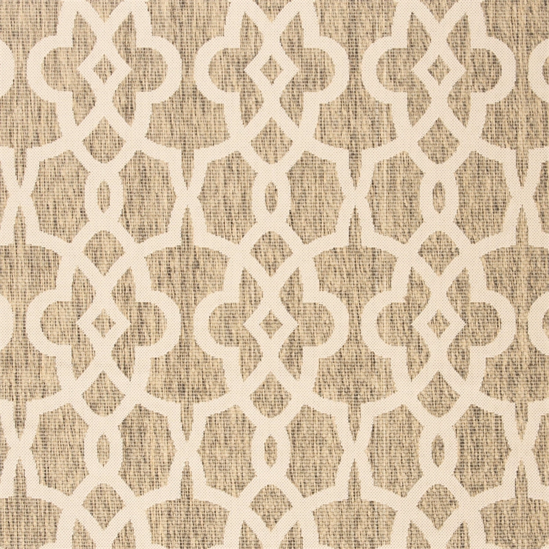 Safavieh Courtyard Mocha Indoor Outdoor Rug - 8' x 11'