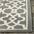 Safavieh Courtyard Grey Indoor Outdoor Rug - 5'3