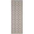 Safavieh Courtyard Grey Indoor Outdoor Rug - Runner 2'7