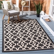 Safavieh Courtyard Black Indoor Outdoor Rug - 2' x 3'7