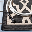 Safavieh Courtyard Black Indoor Outdoor Rug - 2' x 3'7