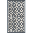 Safavieh Courtyard Navy Indoor Outdoor Rug - 2' x 3'7