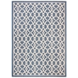 Safavieh Courtyard Navy Indoor Outdoor Rug - 8' x 11'