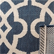 Safavieh Courtyard Navy Indoor Outdoor Rug - 8' x 11'