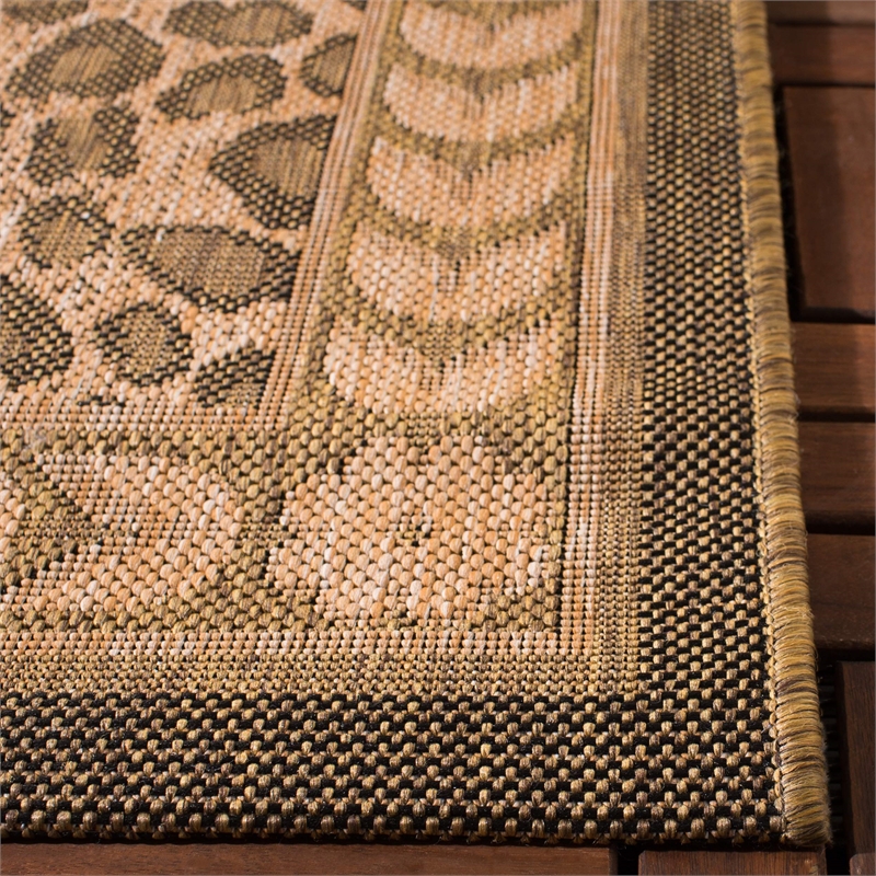 Safavieh Courtyard Natural Indoor Outdoor Rug - Square 7'10