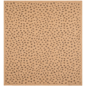 Safavieh Courtyard Natural Indoor Outdoor Rug - Square 6'7&quot