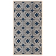 Safavieh Courtyard Navy Indoor Outdoor Rug - 2'7