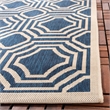Safavieh Courtyard Navy Indoor Outdoor Rug - 9' x 12'