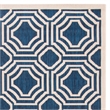 Safavieh Courtyard Navy Indoor Outdoor Rug - 9' x 12'