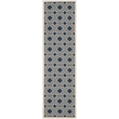 Safavieh Courtyard Navy Indoor Outdoor Rug - Runner 2'3