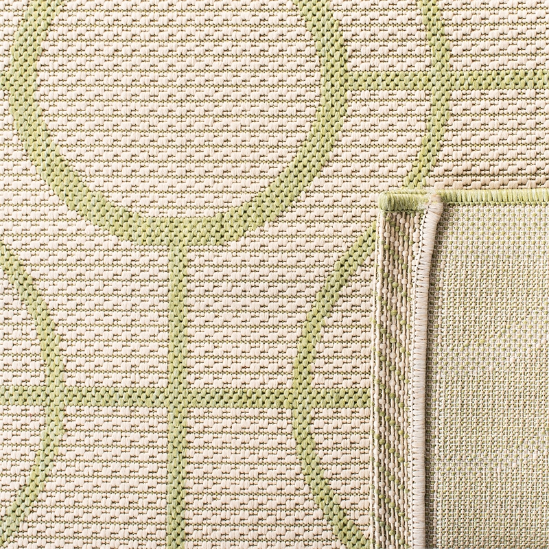 Safavieh Courtyard Beige Indoor Outdoor Rug - 4' x 5'7