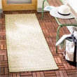 Safavieh Courtyard Beige Indoor Outdoor Rug - 8' x 11'