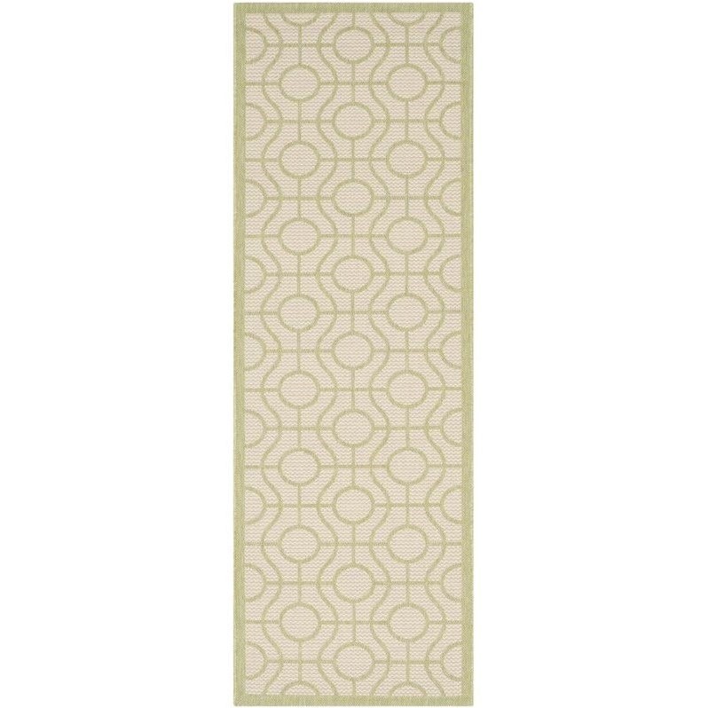 Safavieh Courtyard Beige Indoor Outdoor Rug - Runner 2'3