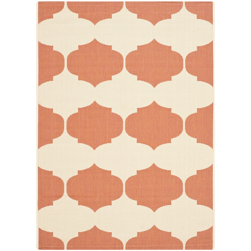 Safavieh Courtyard Beige Indoor Outdoor Rug - 2'7